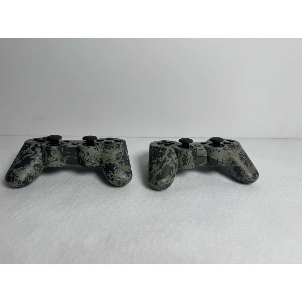 Two SONY PlayStation 3 Dualshock 3 Wireless Controller Urban Camouflage (Tested)